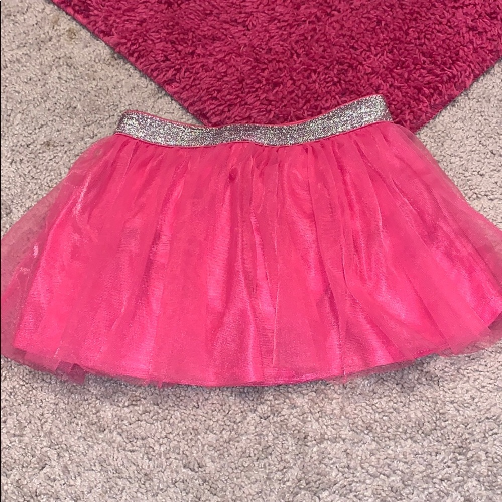 Pink tulle skirt